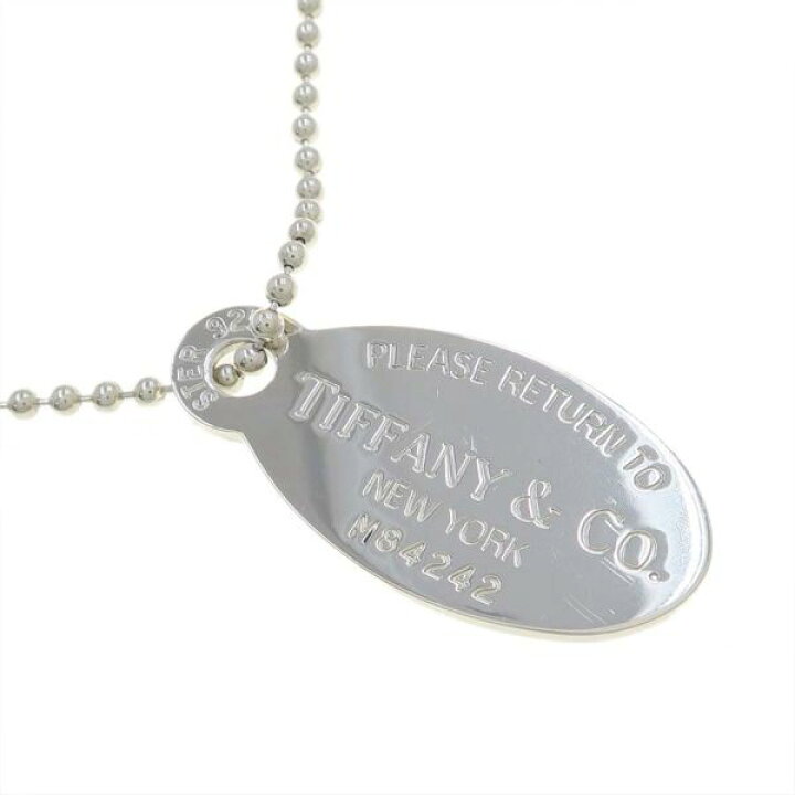 楽天市場】ティファニー リターントゥネックレス/オーバルタグ 【無料  