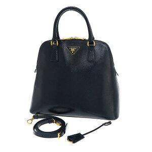 PRADA ショルダーバッグ プラダ サフィアーノ 1BD994 ブラック 黒 