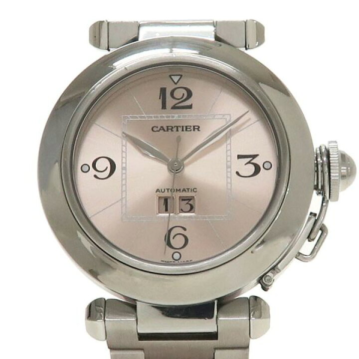 楽天市場】カルティエ パシャCビッグデイト 35mm W31058M7 ボーイズ  