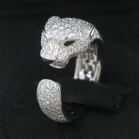 カルティエ パンテールドゥカルティエリング/ミディアムモデル#51(日本サイズ10号近辺) 【無料ギフトラッピング】【Aランク】【中古】