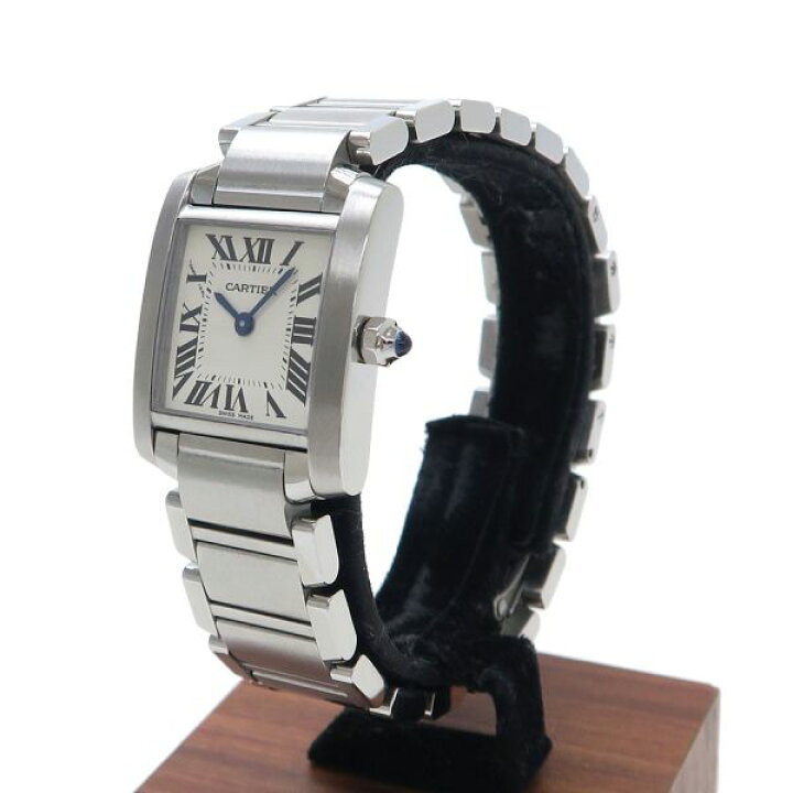 楽天市場】カルティエ タンクフランセーズSM W:20×H:25mm W51008Q3  