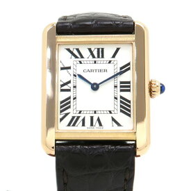 カルティエ タンクソロSM W:24.4×H:31mm W5200024 レディース 腕時計【Aランク】【中古】