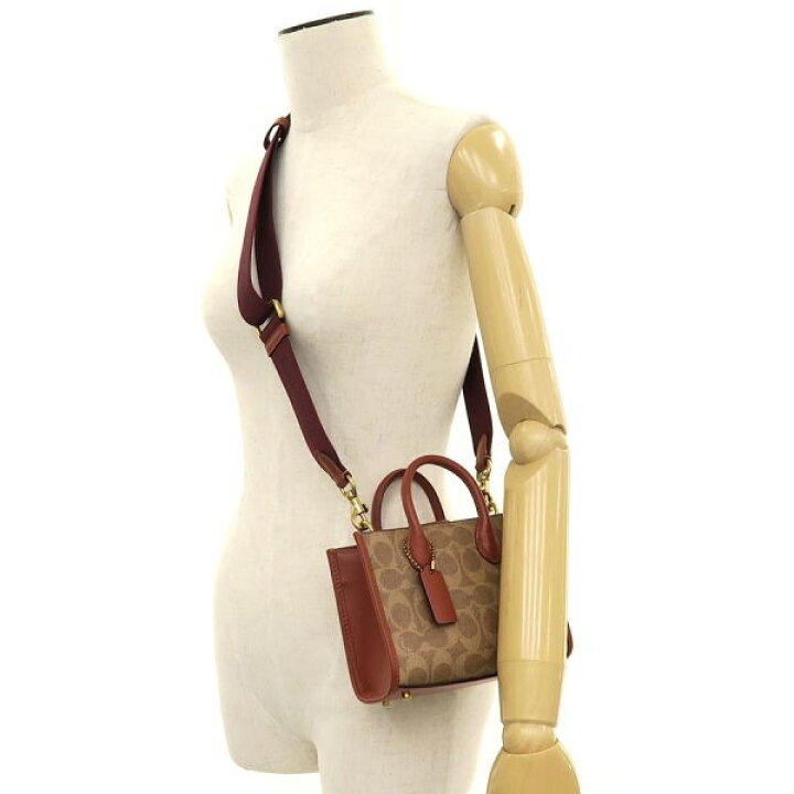 楽天市場】コーチ エーストートバッグ17シグネチャーキャンバス CT891  