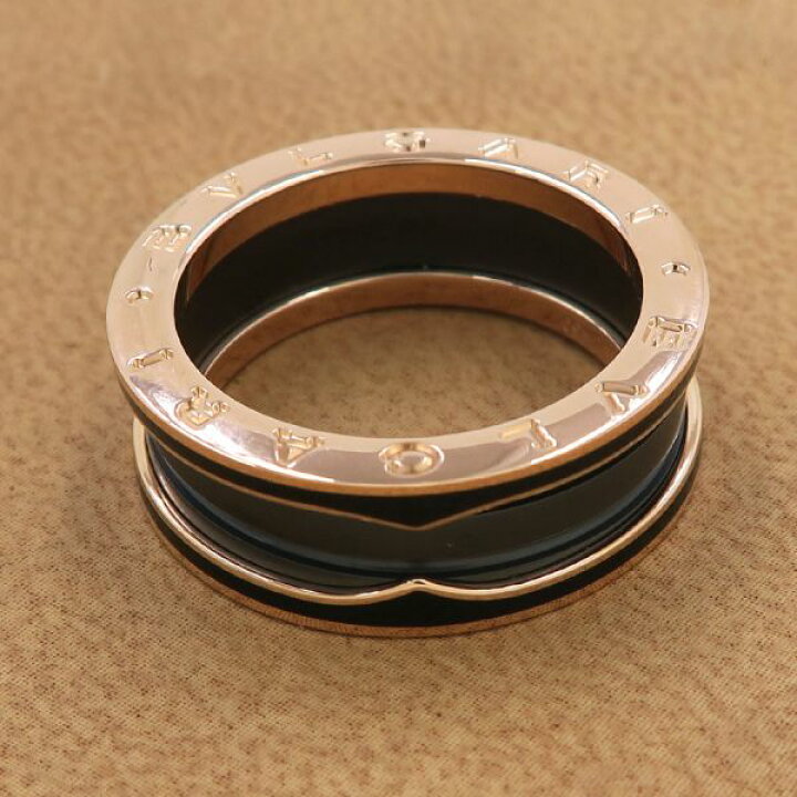 楽天市場】ブルガリ ビーゼロワンリング/2バンドブラック/Bマット  