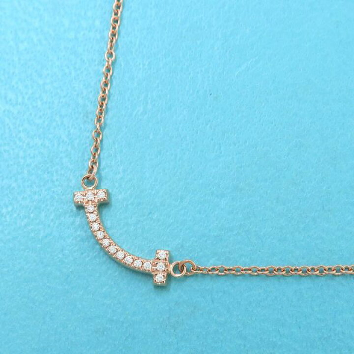 楽天市場】ティファニー Tスマイルダイヤネックレス/ミニ 【無料ギフト  