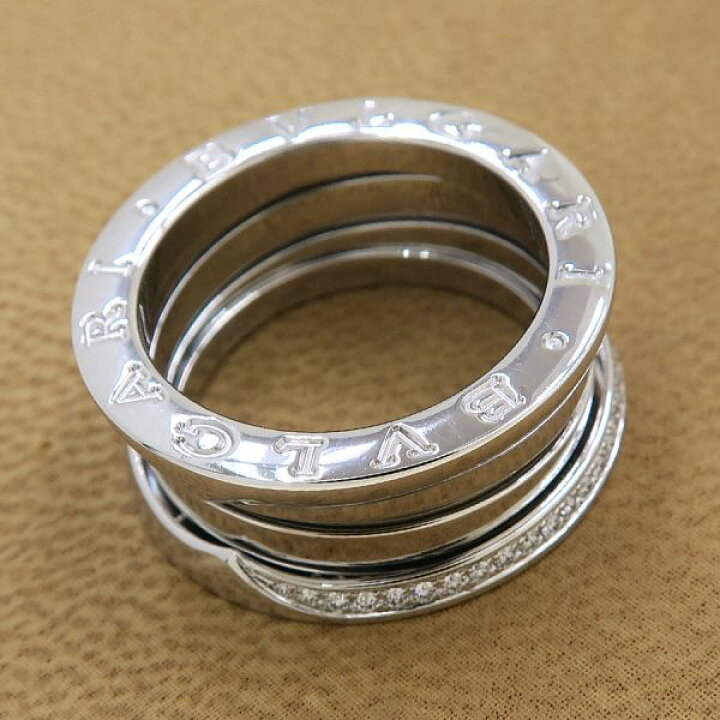 楽天市場】ブルガリ ビーゼロワンリング/3バンド/エッジダイヤ#52(日本  