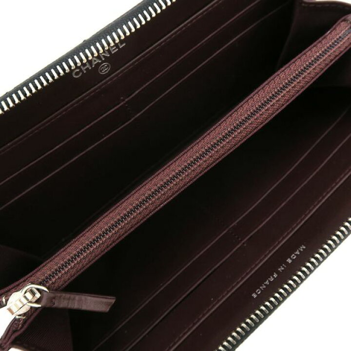 楽天市場】シャネル キャビアマトラッセ・ラウンドファスナー財布 【A  