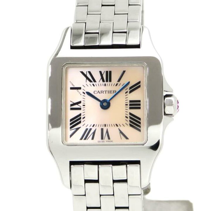 楽天市場】カルティエ サントスドゥモワゼルSM W:20×H:28mm W25075Z5  