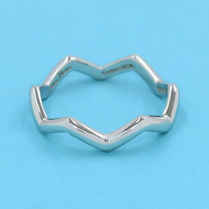 楽天市場】ティファニー ジグザグリング#11.5 【無料ギフトラッピング  