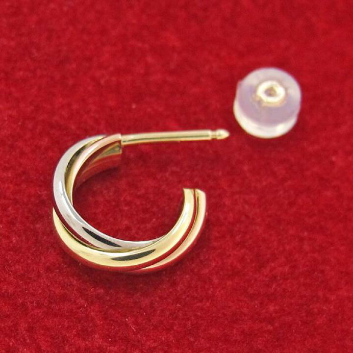 楽天市場】カルティエ トリニティピアス/片耳/キャッチ社外 【無料 