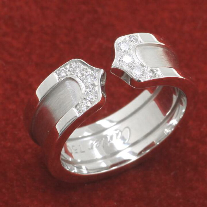 楽天市場】カルティエ C2ダイヤリング/SM#48(日本サイズ7.5号近辺  