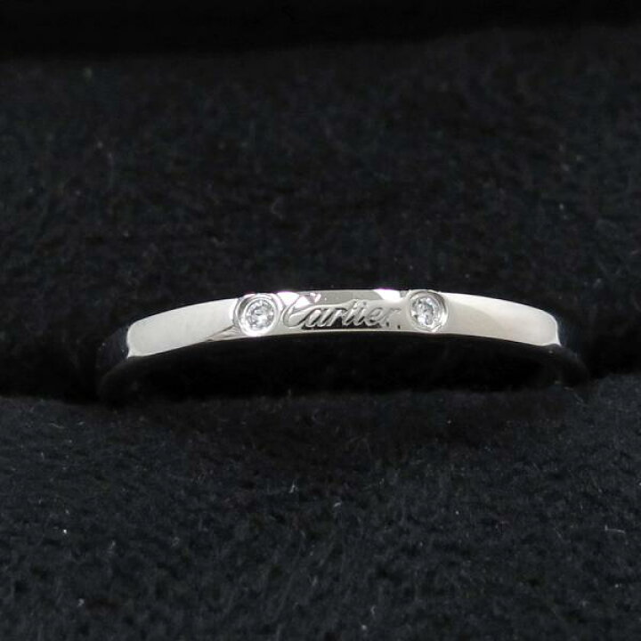 カルティエ バレリーナリング/ダイヤ3P#49(日本サイズ9号近辺) 【無料  