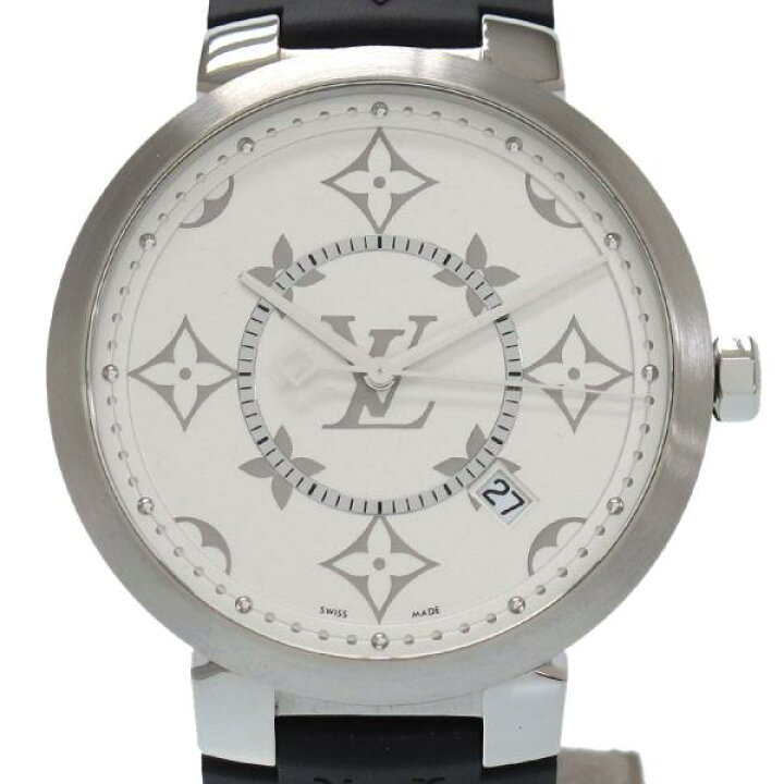 楽天市場】ルイヴィトン タンブールスリムモノグラム・ホワイトGM 39mm  