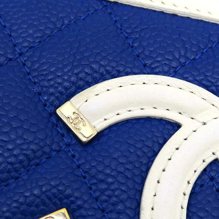 楽天市場】シャネル キャビア・マトラッセ・ラウンドファスナー長財布  