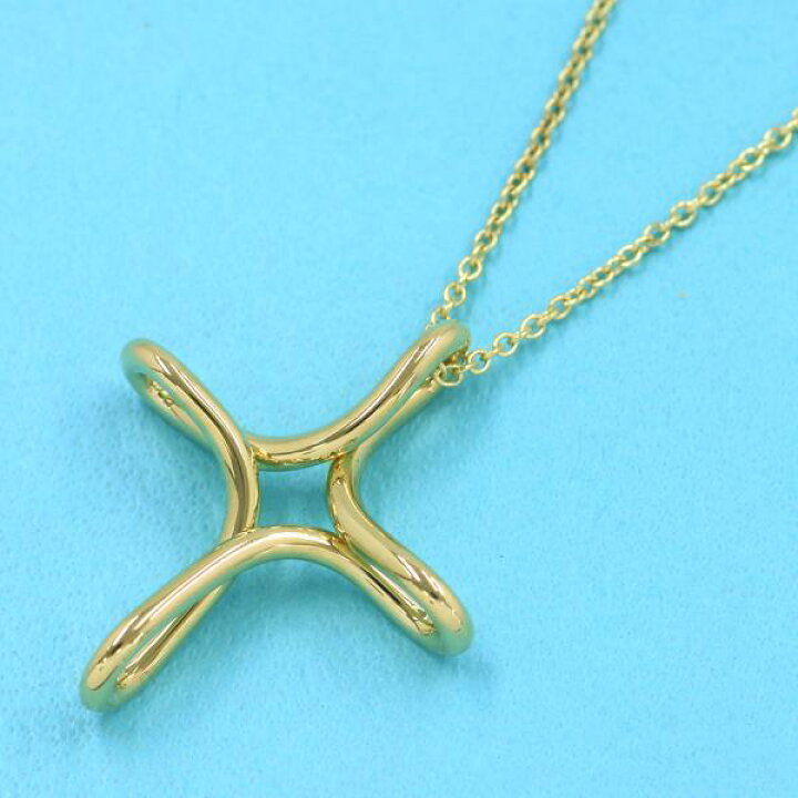 楽天市場】ティファニー オープンクロスネックレス 【無料ギフト  