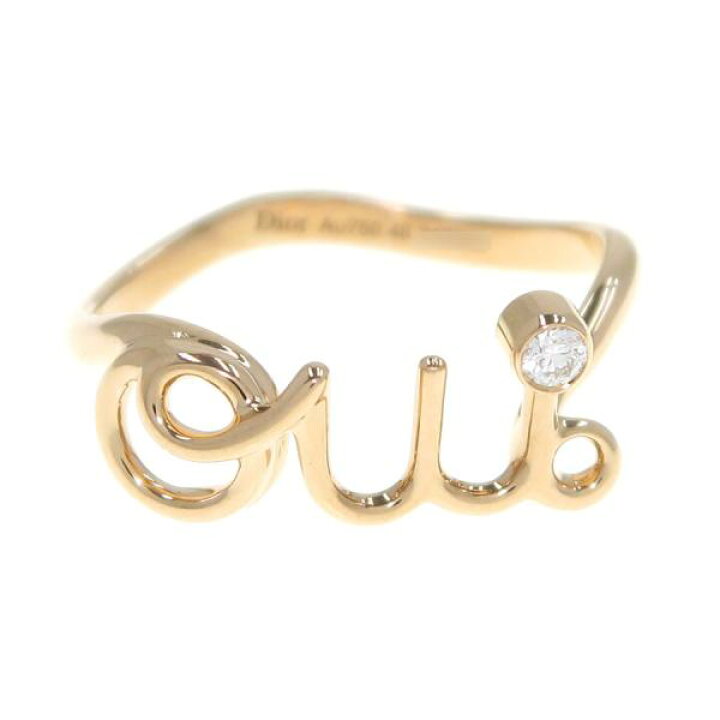 楽天市場】クリスチャン・ディオール Ouiリング/1Pダイヤ#48(日本  