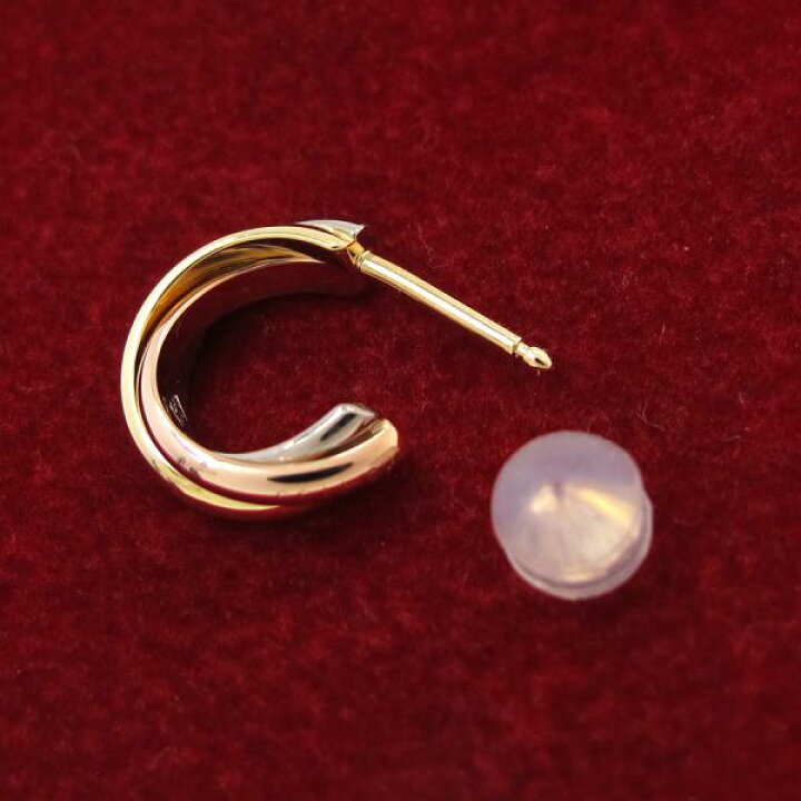 楽天市場】カルティエ トリニティピアス/片耳/キャッチ社外 【無料 