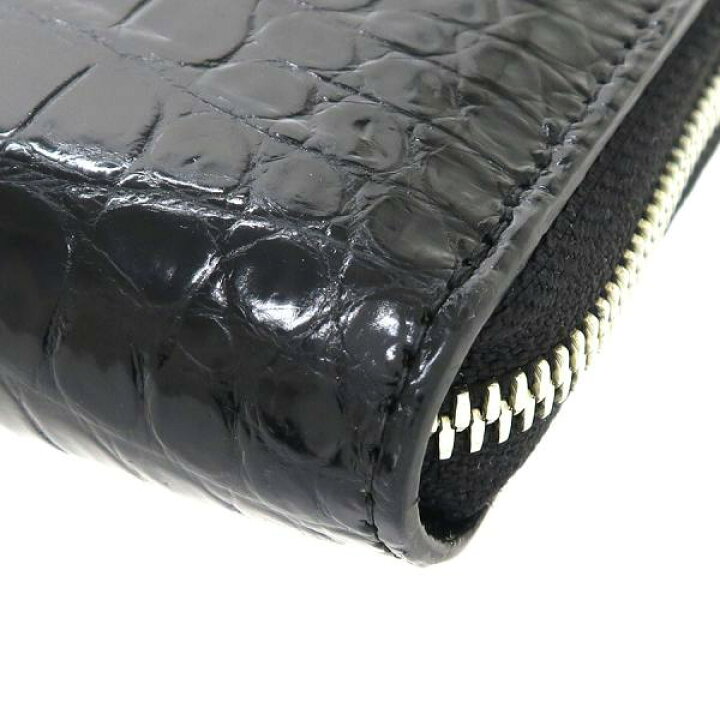 楽天市場】高級皮革系 ワニ革・ラウンドファスナー長財布 【Aランク  