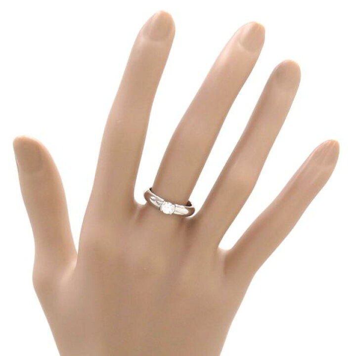 楽天市場】ティファニー ドッツソリティアリング/D0.27ct#10近辺  