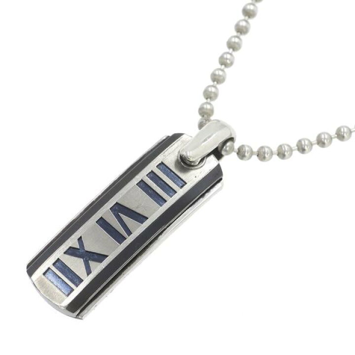 楽天市場】ティファニー アトラスバーネックレス/ミッドナイトブラック  