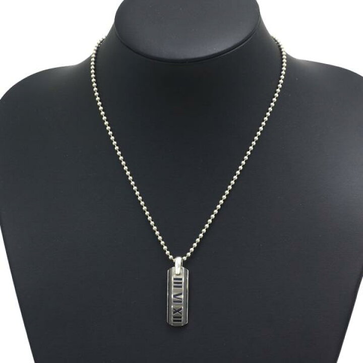 楽天市場】ティファニー アトラスバーネックレス/ミッドナイトブラック  