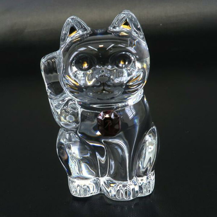 楽天市場】バカラ まねき猫/レッドオクトゴン 【Sランク】【中古  