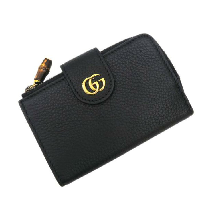 楽天市場】グッチ バンブー付きダブルGミディアム・ウォレット 739498  