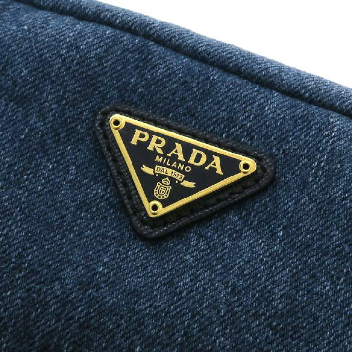 楽天市場】プラダ デニムポーチ 1NA175【Aランク】(中古) : 質屋さのや 