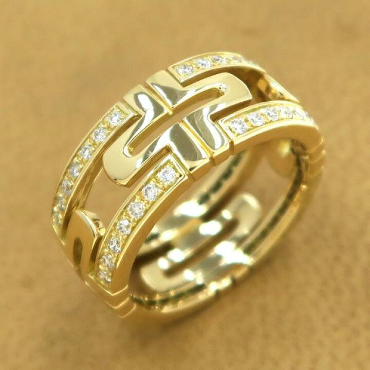 楽天市場】ブルガリ オープンパレンテシダイヤリング#50(日本サイズ9号  