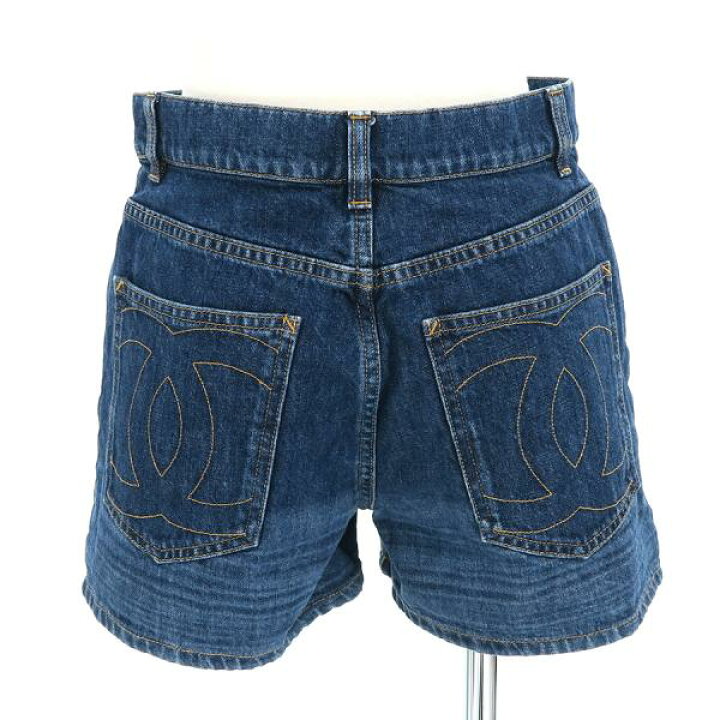 楽天市場】シャネル デニムショートパンツ 【Bランク】【中古】 : 質屋  