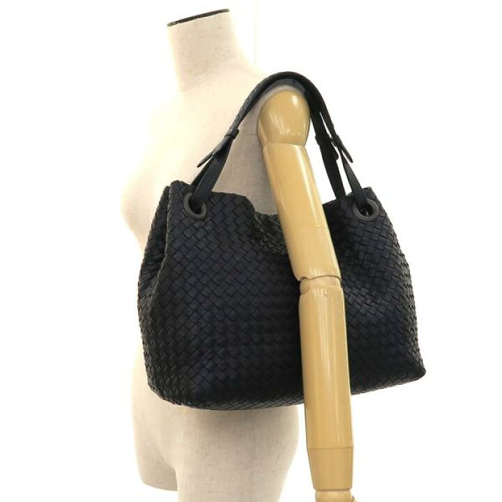 美品 ボッテガヴェネタ 179320 ナッパ ミディアム ガルダバッグ