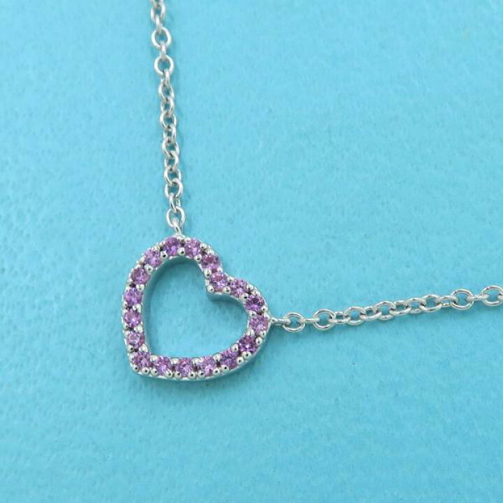 楽天市場】ティファニー メトロハートネックレス/ミニ/ピンク  