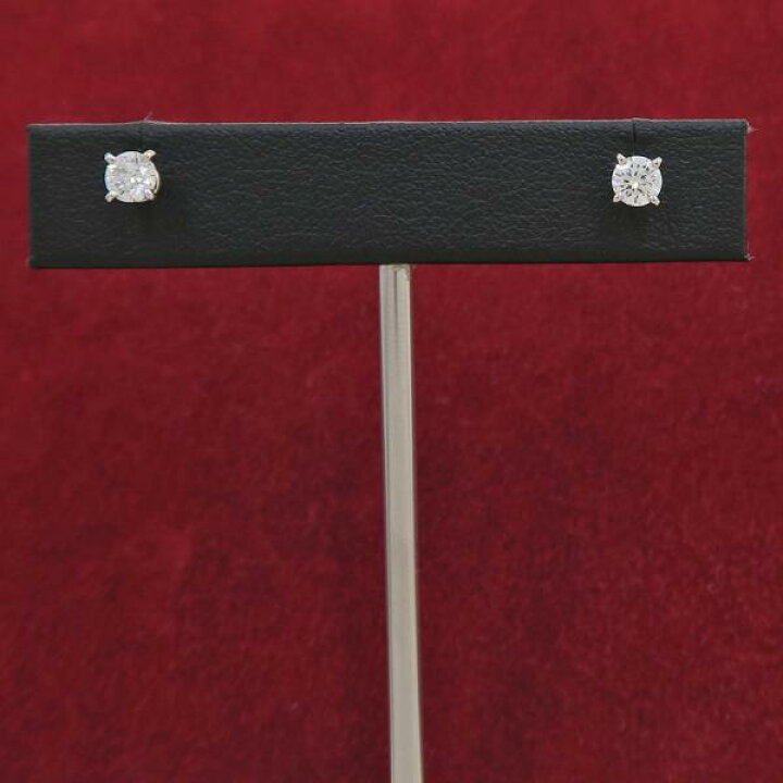 Cartier カルティエ ソリテール ダイヤピアス プラチナ D0.25×2