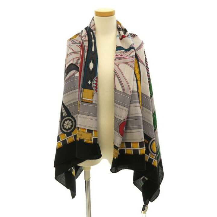 楽天市場】エルメス カシミヤシルクショール 【Bランク】【中古  