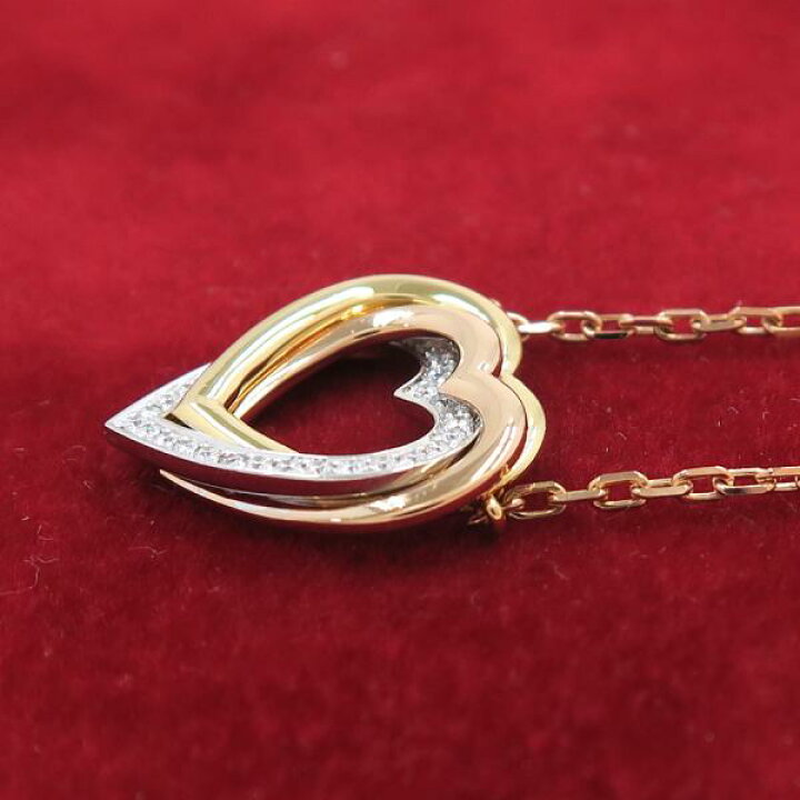 カルティエ トリニティハートネックレス 【無料ギフトラッピング】【A  