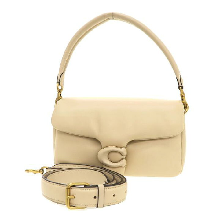 COACH ピロー ラビ― ショルダーバッグ 26 ベージュ C0772