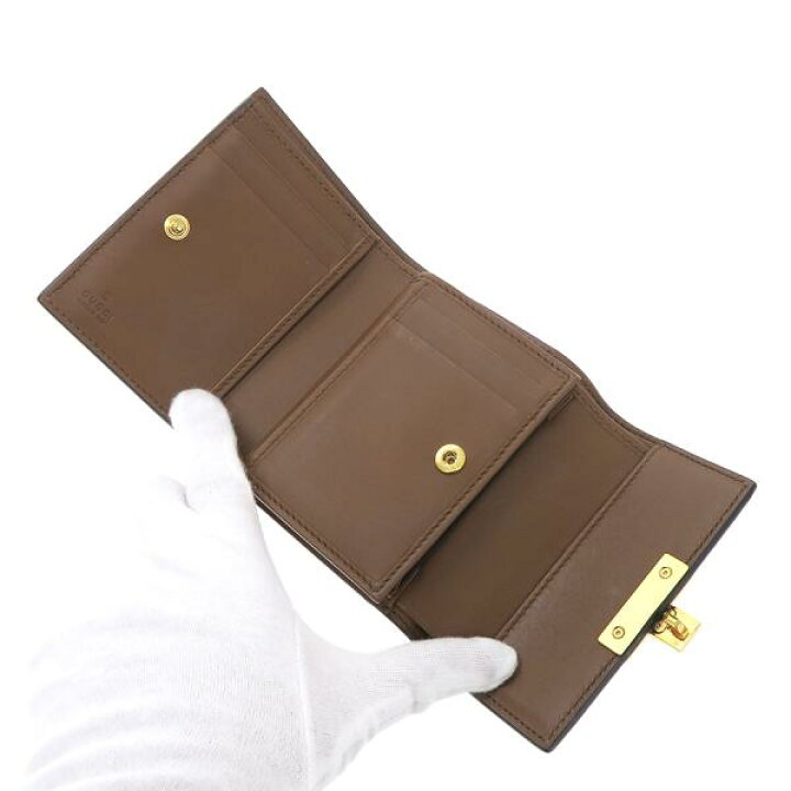 楽天市場】グッチ スプリーム・二つ折り財布 453155【Bランク】(中古  