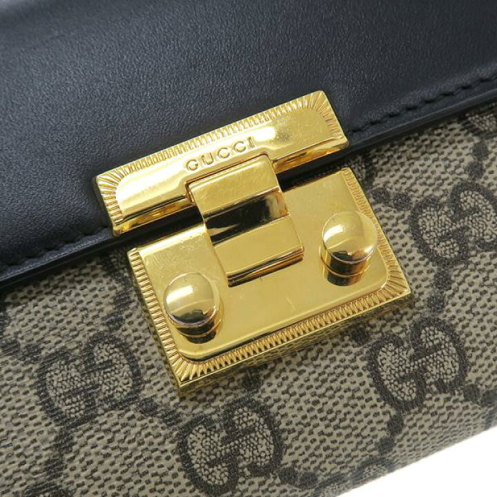 楽天市場】グッチ スプリーム・二つ折り財布 453155【Bランク】(中古  