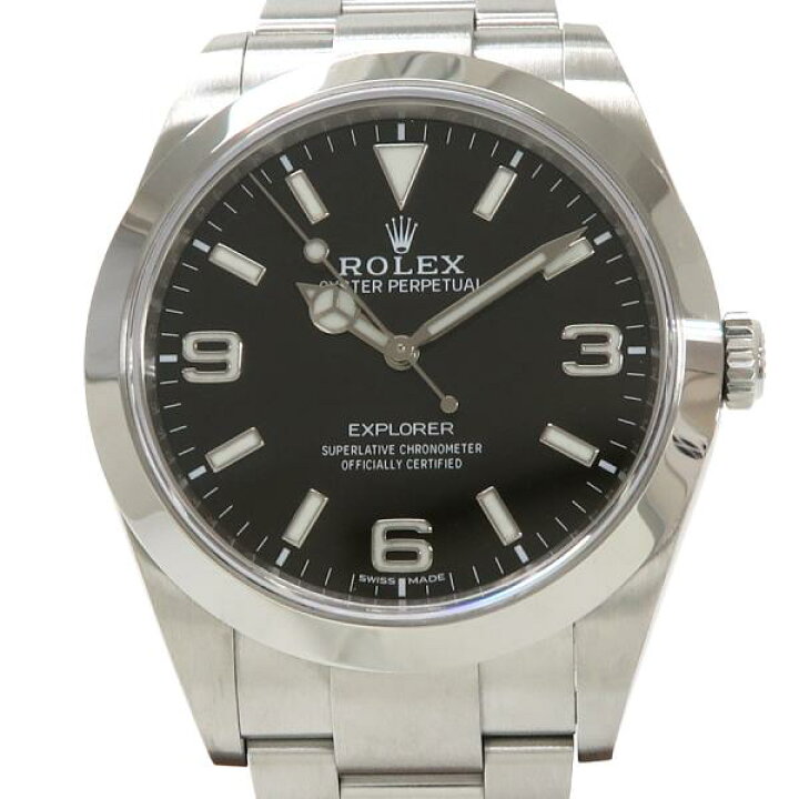 楽天市場】ロレックス エクスプローラー1 39mm 214270 メンズ 腕時計  