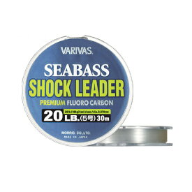 【クリックポスト】バリバス(VARIVAS) 　シーバス ショックリーダー ［フロロカーボン］ 30m平行巻 25lb　（VAR-SB）