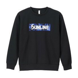 サンライン(SUNLINE) ホットドライスウェットシャツ SUW-17010 カラー ブラック サイズ M