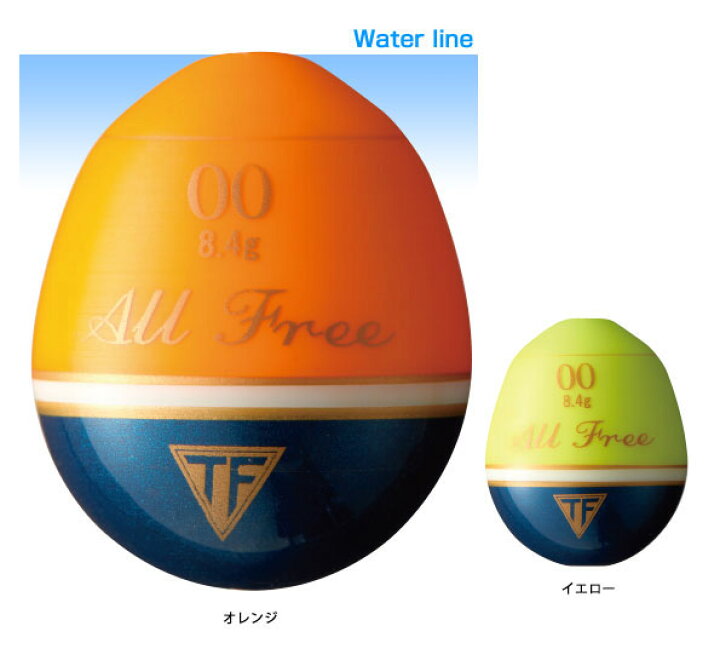 楽天市場 釣研 Tsuriken 円錐ウキ オールフリー イエロー 00号 8 4g 釣具の三平