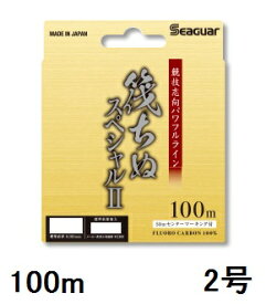 【クリックポスト】シーガー(SEAGUAR) 黒鯛チヌ/メジナ シーガー 筏ちぬスペシャルII 100m 2号