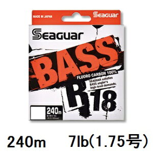 V[K[(SEAGUAR) oX V[K[ R18 BASS 240m 7lb(1.75)