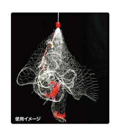 マルシン漁具(DRAGON) カニ網 ホワイト