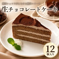 楽天ランキング受賞 サンホーム 生チョコケーキ 30gX12個～自然解凍 チョコレートケーキ カット済み 冷凍…