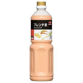 味の素 フレンチドレッシング 赤 1L～汎用性 うま味コク 食品 調味料 サラダ ソース ボトル 簡単 常備品 たまご 卵 料理 ベース クリーミートマト とまと 業務用 家庭用 大容量 お買い得 まとめ買い