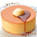【楽天ランキング3位】ニップン 窯焼きホットケーキN 76g×5個セット冷凍 ホットケーキ パンケーキ おやつ デザート …