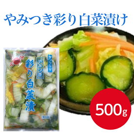 サンプラザ やみつき彩り白菜漬 500g塩漬け あっさり 白菜漬け 漬物 国産 にんじん 人参 胡瓜 きゅうり 彩り おかず ご飯のお供 つけもの お弁当 はくさい 浅漬 冷凍 業務用 家庭用 大容量 お買い得