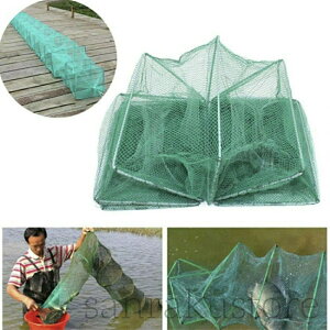 釣具 3.7m 四角 捕獲ネット 漁師 漁 網 あみ 爆釣 魚捕り 網かご 餌を入れて鎮めるだけで簡単に魚が捕れる 漁具ボラ チヌ メバル 鯛 タナゴ エビ 鮎 ウナギ 鯉 ナマズ フナ かに籠 魚籠 折り畳